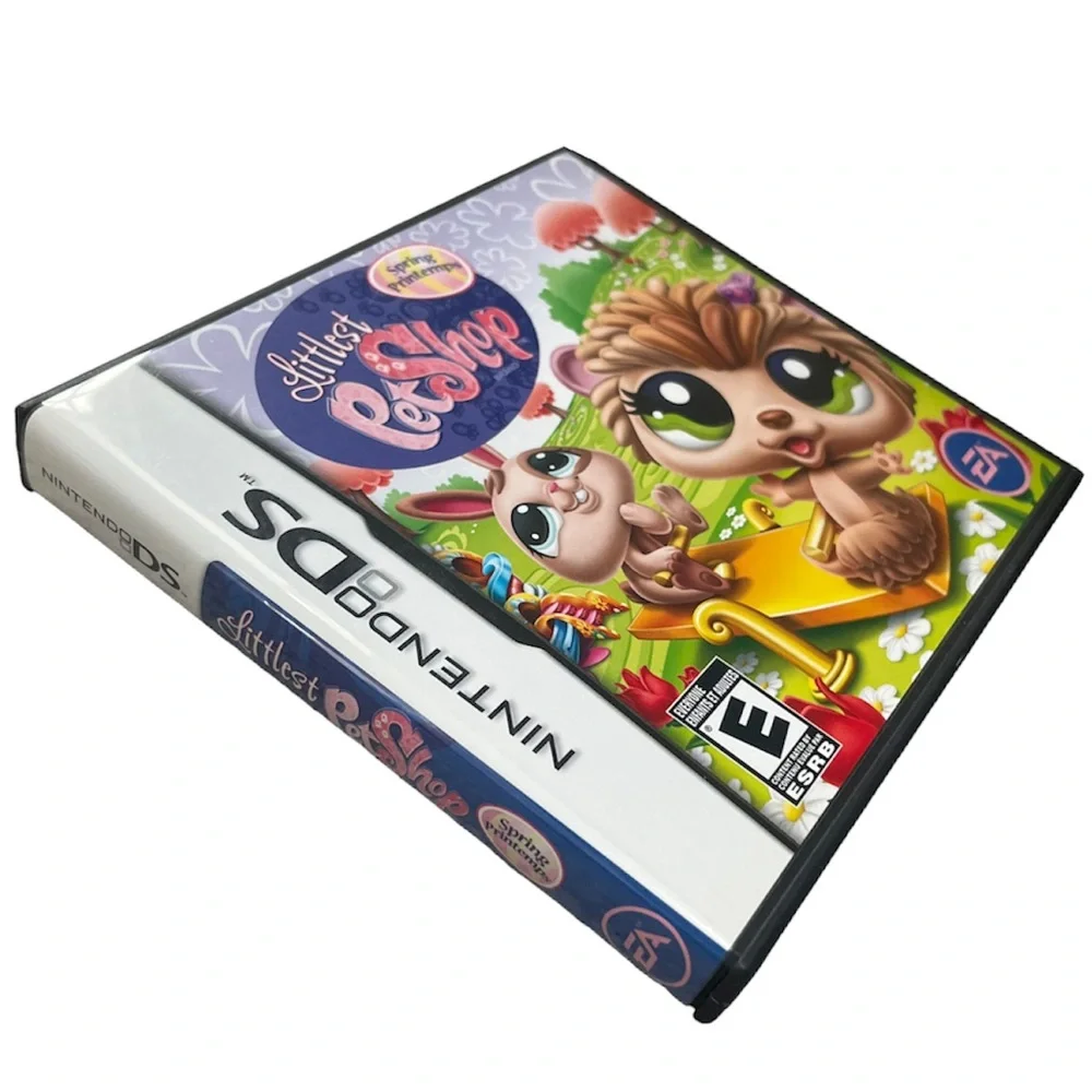 Littlest Pet Shop Spring Nintendo DS Video Game Case Manual Retro Hasbro NDS